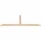 Ekena Millwork Portland Smooth Timber Gable Bracket, Douglas Fir, 72"W x 27"H x 1 1/2"D x 3 1/2"F, 9/12 Pitch GBW072X27X0204POR00SDF - alternate 3